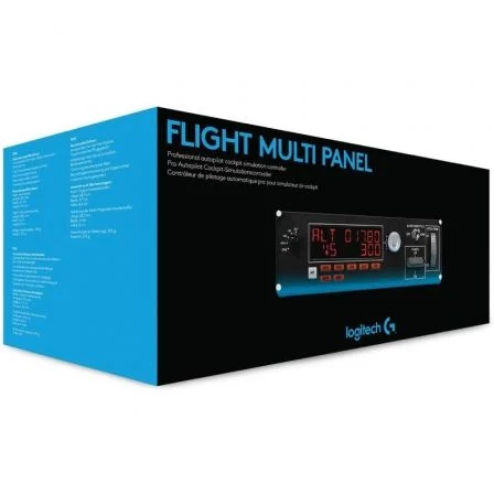 Logitech G Saitek Pro Flight Multi Panel para Simulador de Vuelo Negro